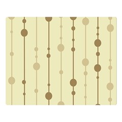 Brown Pattern Double Sided Flano Blanket (large) 