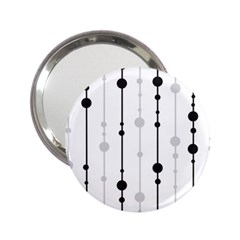 Black And White Elegant Pattern 2 25  Handbag Mirrors