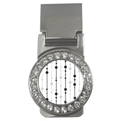 Black And White Elegant Pattern Money Clips (cz) 