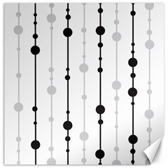 Black And White Elegant Pattern Canvas 20  X 20  