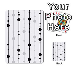 Black And White Elegant Pattern Multi-purpose Cards (rectangle)  by Valentinaart