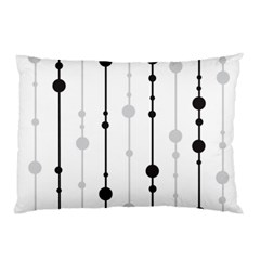 Black And White Elegant Pattern Pillow Case by Valentinaart