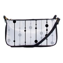 Black And White Elegant Pattern Shoulder Clutch Bags