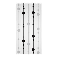 Black And White Elegant Pattern Shower Curtain 36  X 72  (stall)  by Valentinaart