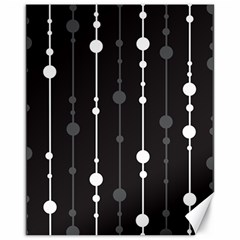 Black And White Pattern Canvas 16  X 20  