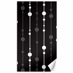 Black And White Pattern Canvas 40  X 72  