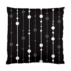 Black And White Pattern Standard Cushion Case (one Side)