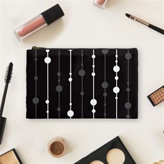 Black and white pattern Cosmetic Bag (Medium) 