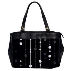 Black and white pattern Office Handbags