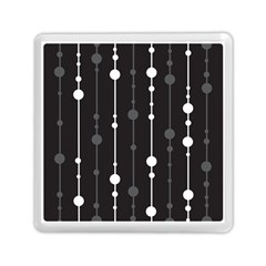 Black and white pattern Memory Card Reader (Square) 