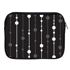 Black And White Pattern Apple Ipad 2/3/4 Zipper Cases