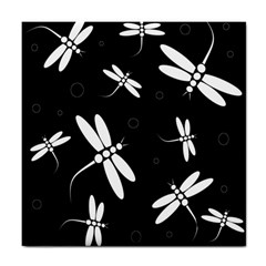 Dragonflies Pattern Tile Coasters by Valentinaart