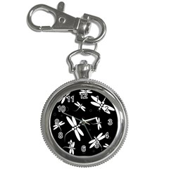 Dragonflies Pattern Key Chain Watches