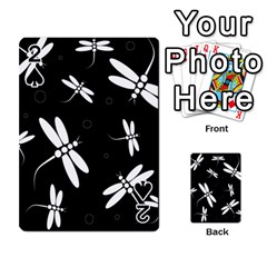 Dragonflies Pattern Playing Cards 54 Designs  by Valentinaart