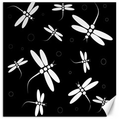 Dragonflies Pattern Canvas 12  X 12  