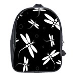 Dragonflies pattern School Bags (XL)  Front