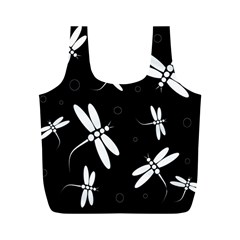 Dragonflies Pattern Full Print Recycle Bags (m) 