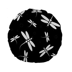 Dragonflies Pattern Standard 15  Premium Flano Round Cushions