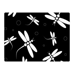 Dragonflies Pattern Double Sided Flano Blanket (mini)  by Valentinaart