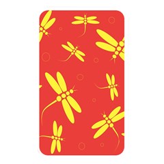 Red And Yellow Dragonflies Pattern Memory Card Reader by Valentinaart