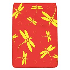 Red And Yellow Dragonflies Pattern Flap Covers (l) 