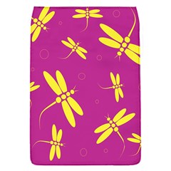 Purple And Yellow Dragonflies Pattern Flap Covers (s) 