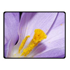 Crocus Closeupl Fleece Blanket (small)