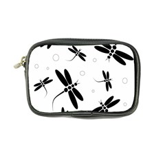 Black And White Dragonflies Coin Purse