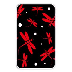 Red, Black And White Dragonflies Memory Card Reader