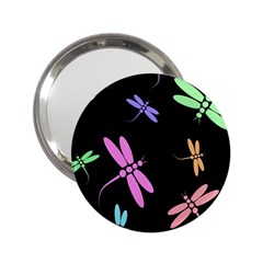 Pastel Dragonflies 2 25  Handbag Mirrors