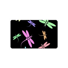 Pastel Dragonflies Magnet (name Card)