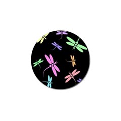 Pastel Dragonflies Golf Ball Marker