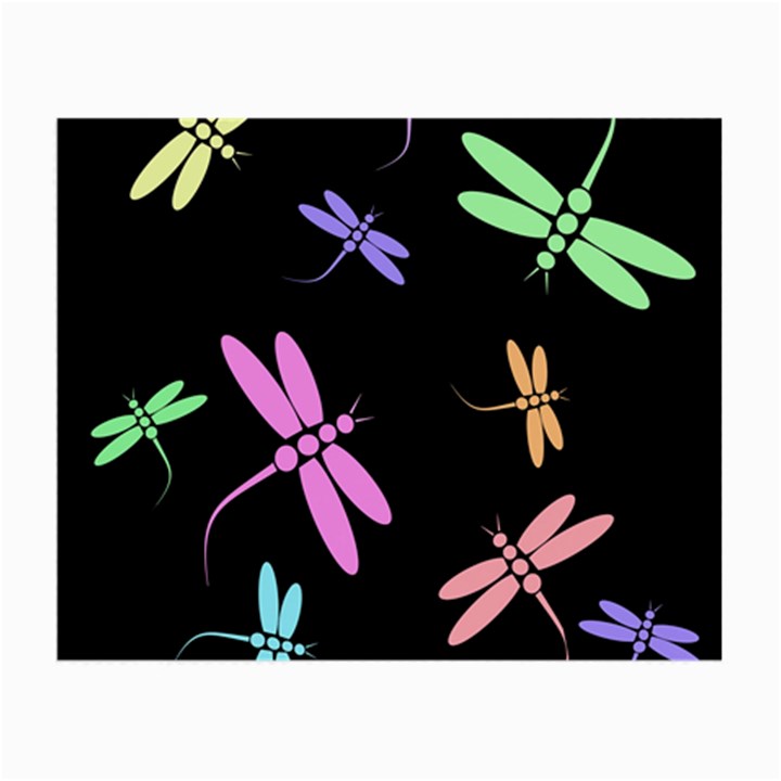 Pastel dragonflies Small Glasses Cloth