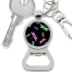 Pastel Dragonflies Bottle Opener Key Chains by Valentinaart