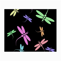 Pastel Dragonflies Small Glasses Cloth (2-side)