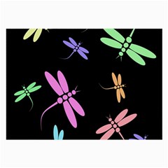 Pastel Dragonflies Large Glasses Cloth