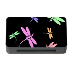 Pastel Dragonflies Memory Card Reader With Cf