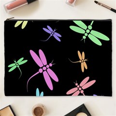 Pastel Dragonflies Cosmetic Bag (xxxl) 