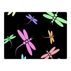 Pastel Dragonflies Double Sided Flano Blanket (mini) 