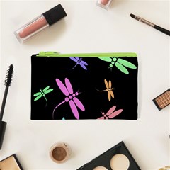 Pastel Dragonflies Cosmetic Bag (xs) by Valentinaart