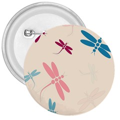 Pastel dragonflies  3  Buttons