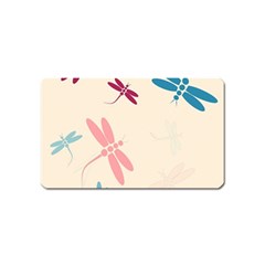 Pastel dragonflies  Magnet (Name Card)