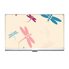 Pastel dragonflies  Business Card Holders