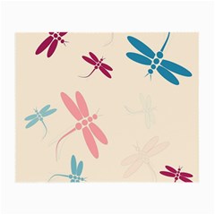 Pastel dragonflies  Small Glasses Cloth (2-Side)