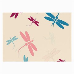 Pastel dragonflies  Large Glasses Cloth