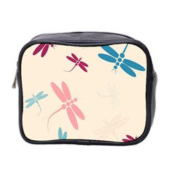 Pastel Dragonflies  Mini Toiletries Bag 2-side by Valentinaart