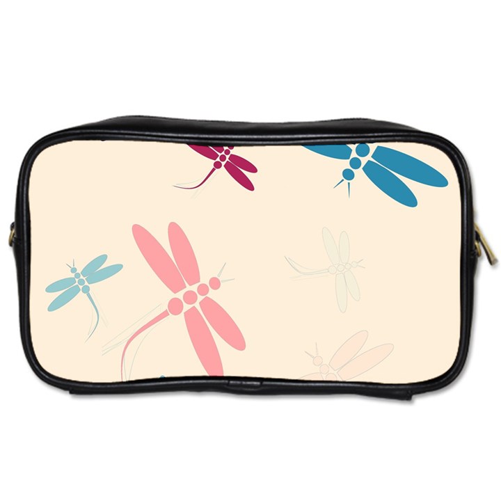 Pastel dragonflies  Toiletries Bags