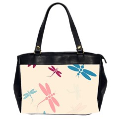 Pastel dragonflies  Office Handbags (2 Sides) 