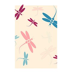 Pastel dragonflies  Shower Curtain 48  x 72  (Small) 