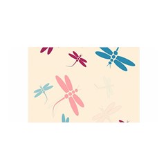 Pastel dragonflies  Satin Wrap